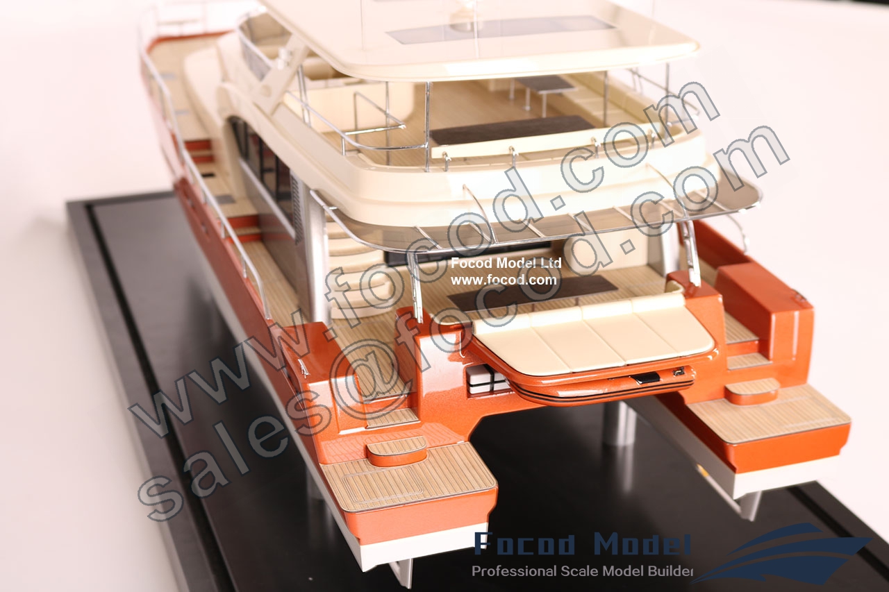customized model of 21.3M catamaran yacht